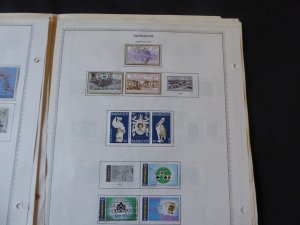 Barbados 1852-1992 Stamp Collection on Scott Album Pages