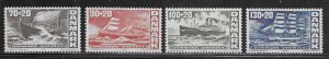 Denmark Scott #'s B49 - B52 MNH
