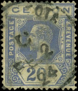 Ceylon Scott #237a Used   Die II