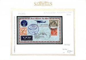 AUSTRALIA & NEW GUINEA Franking Air Mail 1934 First Flight Cover {samwells}Y137b