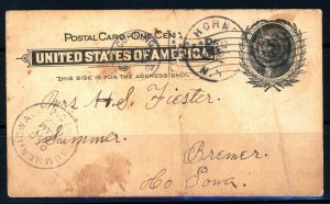 USAstamps Used US 1902 Nice Very Old Postcard  