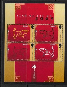 MONTSERRAT SGMS1425 2009 YEAR OF THE OX MNH