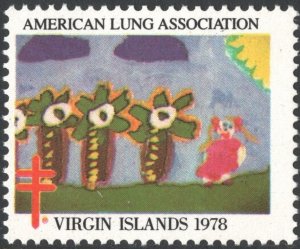 WX264* Christmas Seal: Virgin Islands Single (1978) MNH