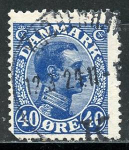 Denmark # 118, Used. CV $ 1.60