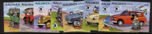 Maldives 1346-55 MNH Disney, Vintage Cars