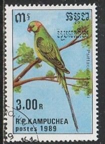 1989 Cambodia - Sc 940 - used VF - 1 single - Birds