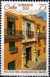 CUBA Sc# 6116  PALACIO DEL MARQUES DE ARCOS Havana  2018 MNH mint