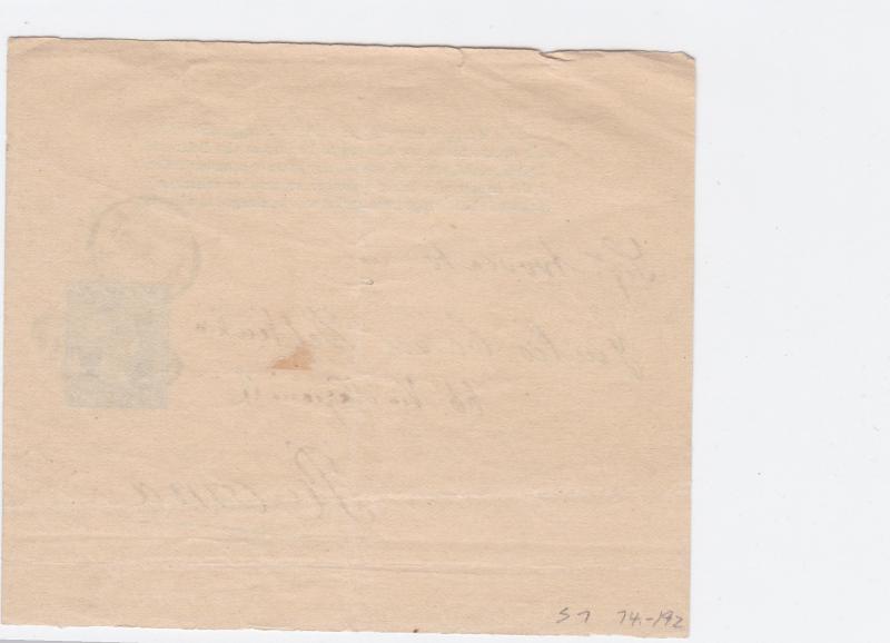 Malta 1890s part  stamps wrapper ref r20050