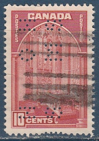 Canada   241   (O)    1938     Perforé    HOMS