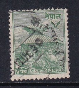 Nepal  #52  used 1949  Temple 4p