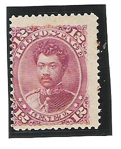 HAWAII Scott #46 Mint NH 12c 2018 CV $ 225.00