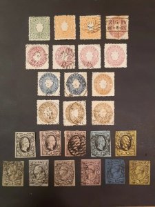 Sachsen Saxony Old Germany XIX c. # Stamped lot as per photos