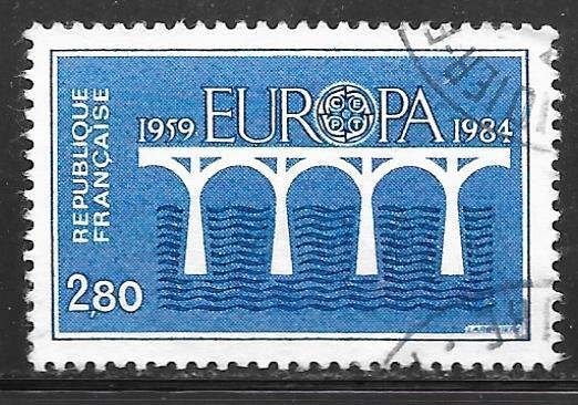 France 1926: 2.80f C.E.P.T.- Bridge, used, VF