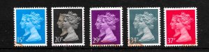 GB 1990 sg1467 1469 1471 1473 1474 Penny Black 150th Anniversary Set 5 Fine Used