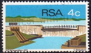 South Africa 368 - Used - 4c Hendrik Verwoerd Dam (1972) (3)