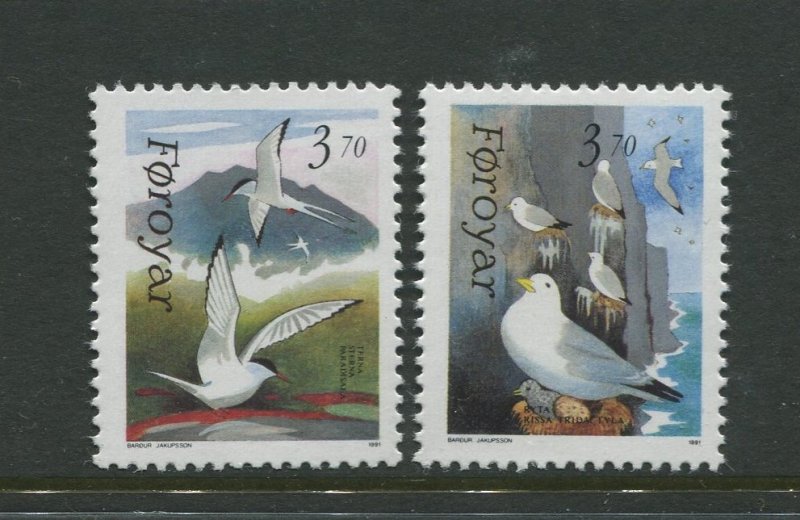 STAMP STATION PERTH Faroe Is.#224-225 Pictorial Definitive Iss.MNH 1991 CV$3.00