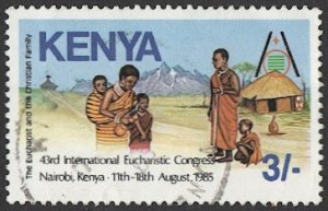 KENYA  1985 Sc 346  3sh Used VF - Afro-Christian Family