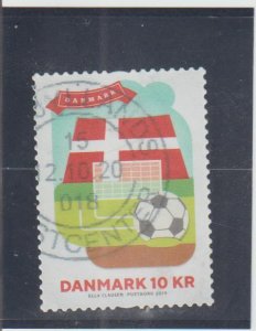 Denmark  Scott#  1820  Used  (2019 Danish Flag)