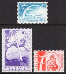 Belgium B669-B671 MNH VF