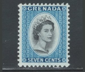 Grenada 1955 Queen Elizabeth II 7c Scott # 178 MH