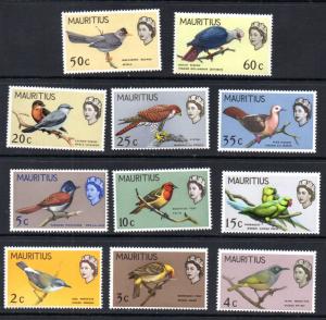 Mauritius 276-286 MH