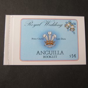 Anguilla Sc 444c,446c Diana Booklet MNH