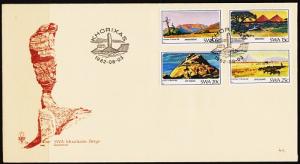 South West Africa. 1982 FDC. Mountains. Fine Used