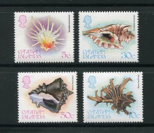 Cayman Islands 444-447 Marine Life Stamp Set MNH 1980