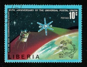 Space 1974 Liberia 10c  (TS-579)