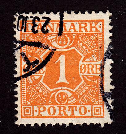 Denmark J9 Postal Due 1922