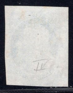 MOMEN: US STAMPS #9 IMPERF POS 9R1L USED XF-SUP JUMBO PSE CERT LOT #89553