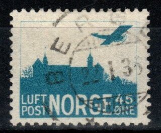 Norway #C1  F-VF Used CV $5.00 (X458)