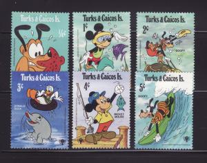 Turks and Caicos Islands 399, 401-405 MHR Animation, Disney