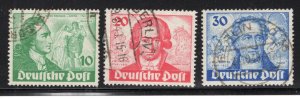 Germany Berlin  9N61-9N63  Used   VF  CV  $127.50   ....   0640039