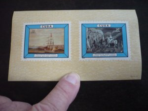 Stamps - Cuba - Scott# 935 - Mint Hinged Souvenir Sheet - Imperf