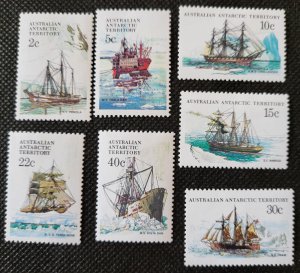 Australian Antarctic Territory,  7 of 1979-82 issue ships, SCV$3.75