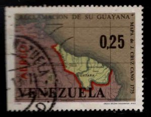 Venezuela  Scott C905 Used Map stamp