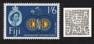 Fiji Intl date line 1Sh 6d 1962 MNH SG#318