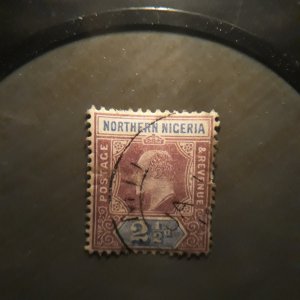 Northern Nigeria 13  1902  2 1/2d used