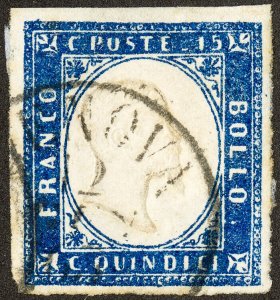 Italy Stamps # 22 Used VF Scott Value $45.00