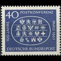 GERMANY 1963 - Scott# 863 Postal Conf. Set of 1 LH