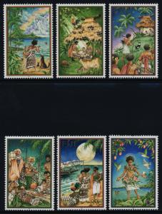 Fiji 931-6 MNH Christmas, Canoe, Jungle 