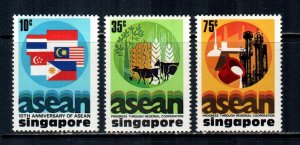 Singapore #282-284  Mint  Scott $3.45