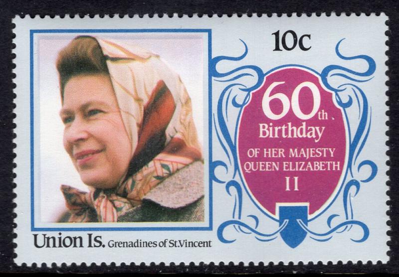 St Vincent Grenadines Union Island 213 Queen Elizabeth II MNH VF