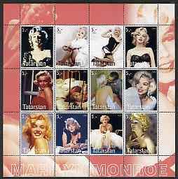 TATARSTAN SHEET MARILYN MONROE 