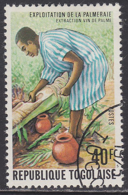 Togo 912 Extracting Palm Oil 1975
