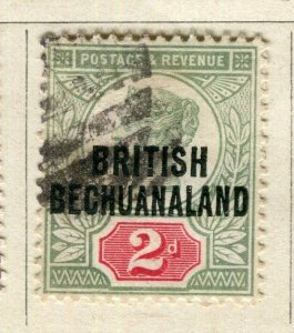 BECHUANALAND; 1892 classic QV issue fine used 2d. value