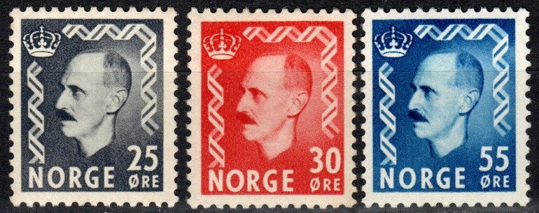 Norway #322-4 CV $22.90 (X499)