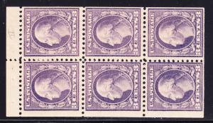 U.S. Booklet Pane of 6 1917 Nr. 502b  Mint VF(*)