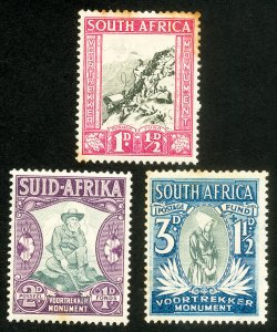 South Africa Stamps # B1-3 MNH XF Scott Value $50.00